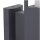 Applique extérieure anthracite IP54 carrée E27