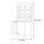 Applique extérieure anthracite IP54 carrée E27