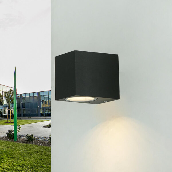 Applique compacte pour lextérieur Anthracite GU10 AALBORG