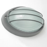 Lampe dextérieur murale maritime anthracite ovale...