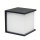 Lampe murale extérieure anthracite aluminium carré IP44