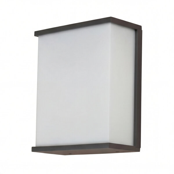 Lampe dextérieur anthracite blanc rectangulaire IP44 style Bauhaus