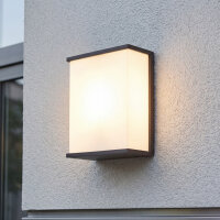 Lampe dextérieur anthracite blanc rectangulaire...