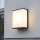 Lampe dextérieur anthracite blanc rectangulaire IP44 style Bauhaus