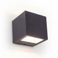 Außenwandleuchte LED Anthrazit Alu IP54 4000K B:8,8 cm