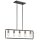 DREVO Plafonnier noir 5xE27 raccourcissable Lampe