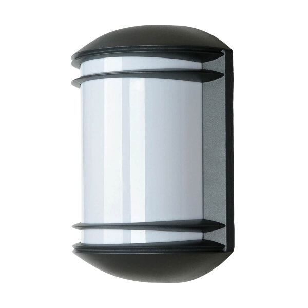 Lampe de jardin extérieure moderne semi-circulaire QUARTZ couleur anthracite