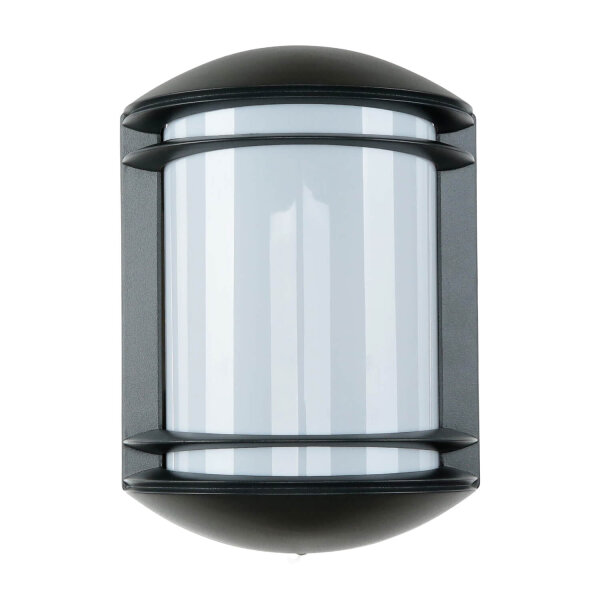 Lampe de jardin extérieure moderne semi-circulaire QUARTZ couleur anthracite