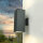 Lampe dextérieur Anthracite Up Down IP54 carrée 30cm