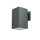 Lampe dextérieur carrée Anthracite IP54 H:20 cm E27