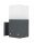Luminaire ext&eacute;rieur anthracite IP44 faible &eacute;blouissement r&eacute;sistant aux intemp&eacute;ries