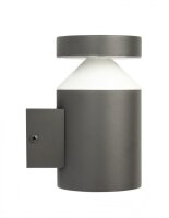 Applique extérieure LED anthracite IP44 Acier...