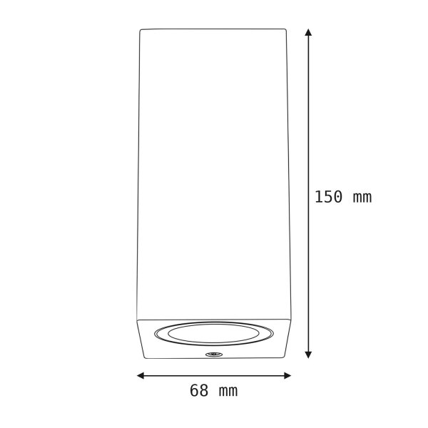 Lampe dextérieur Anthracite IP44 Up Down KEPPLER Outdoor