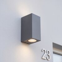 Lampe dextérieur Anthracite IP44 Up Down KEPPLER...