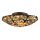 Plafonnier FARFALLA 6 Bronze Lampe Tiffany