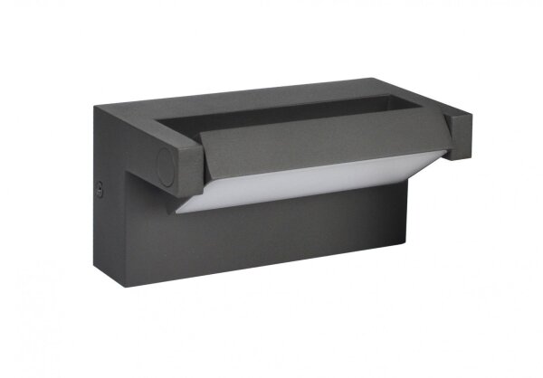 Applique murale anthracite IP54 Moderne 4000K 720lm