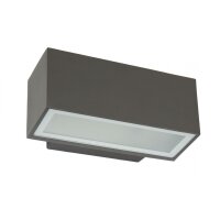 Up Down Applique murale anthracite IP54 L:22cm