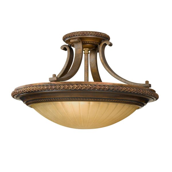 Plafonnier ANABELL 5 Bronze Ø46cm Lampe design