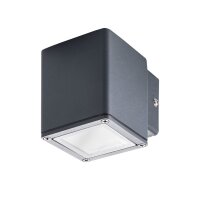 Lampe murale extérieure Anthracite IP44 Aluminium...