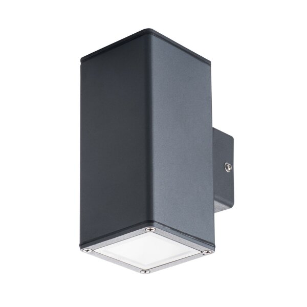 UP Down lampe dextérieur anthracite aluminium verre IP44