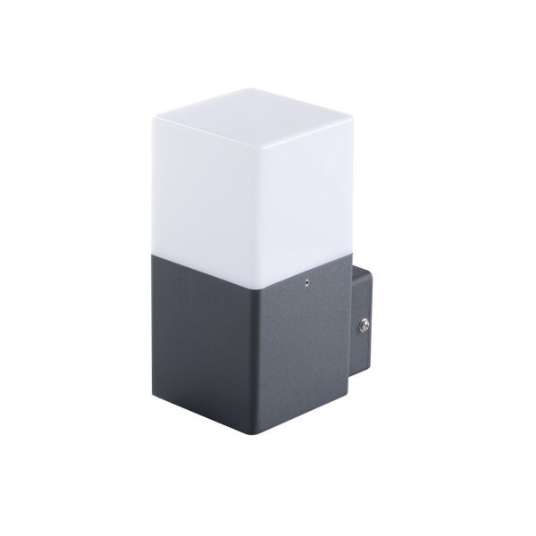 Lampe dextérieur Anthracite Blanc IP44 E27 faible éblouissement Maison