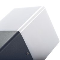 Lampe dextérieur Anthracite Blanc IP44 E27 faible...
