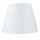 Abat-jour en tissu pour lampe de table E14 Ø 25 cm Blanc conique