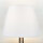 Abat-jour en tissu pour lampe de table E14 Ø 25 cm Blanc conique