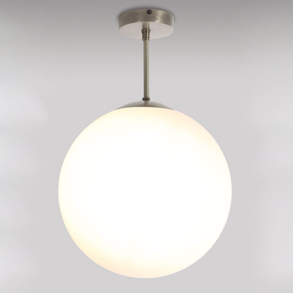 Lampe de plafond laiton verre Abat-jour sphérique laiton Ø 30 cm Premium