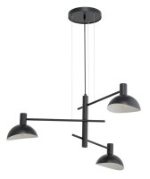 Lampe à suspendre noire métal...