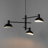 Lampe à suspendre noire métal...