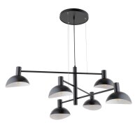 Lampe à suspendre moderne Métal Noir Blanc...