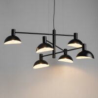 Lampe à suspendre moderne Métal Noir Blanc...