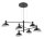 Lampe à suspendre moderne Métal Noir Blanc E14 Multi-flamme