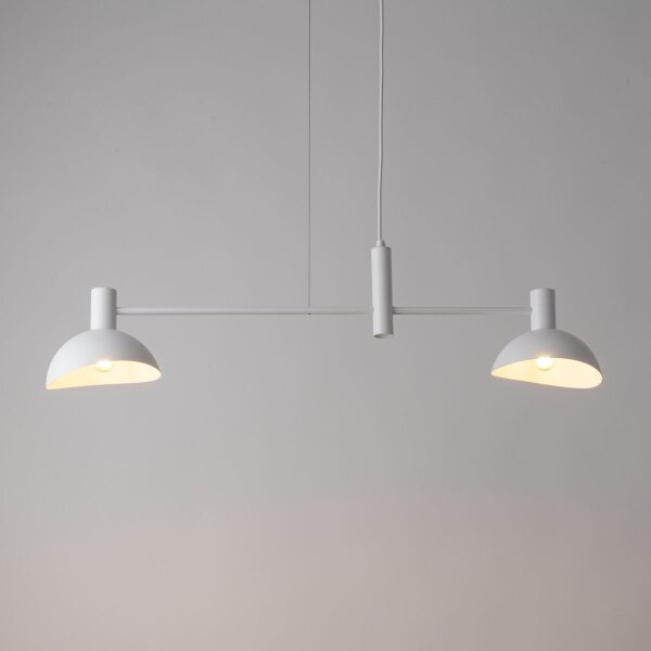 Lampe à suspendre moderne métal blanc L:90 cm E14 décoratif