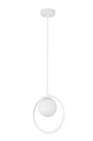 Suspension design verre métal blanc jusquà...