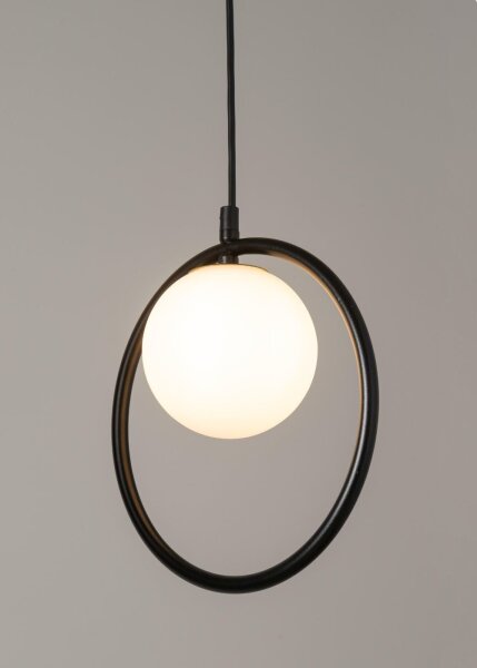 Blendarme Lampe à suspendre Noir Métal Boule Ø12 cm G9