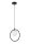 Blendarme Lampe à suspendre Noir Métal Boule Ø12 cm G9