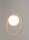 Lampe à suspendre Métal Or Verre Boule Ø12 cm G9 Moderne