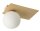 Plafonnier dor&eacute; m&eacute;tal verre boule &Oslash;12,1 cm L:25 cm