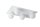 Plafonnier Blanc M&eacute;tal Verre Confortable G9 L:62 cm Moderne