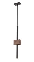 Suspension moderne métal bois noir G9 confortable