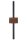Applique murale noire métal bois G9 L:11 cm confortable