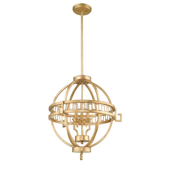 Plafonnier AIROSO Ø57cm à raccourcir Lampe vintage