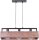 Lampe &agrave; suspendre bois m&eacute;tal noir E27 jusqu&agrave; 0,8 m confortable