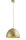 Lampe &agrave; suspendre ronde or m&eacute;tal &Oslash;35 cm E27 jusqu&agrave; 0,9 m