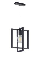 Lampe à suspendre en métal noir...