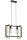 Lampe &agrave; suspendre en m&eacute;tal noir or E27 L:41 cm &eacute;l&eacute;gant