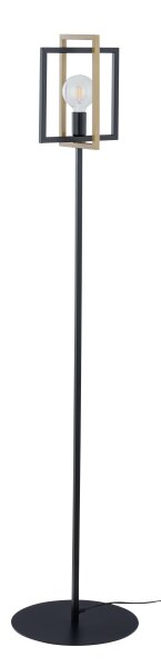Grand lampadaire noir métal 161 cm E27 stylé