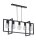 Lampe &agrave; suspendre moderne m&eacute;tal noir L:76cm E27 &eacute;l&eacute;gant